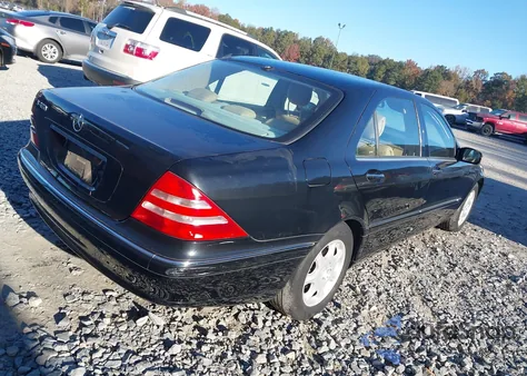 2000 Mercedes-Benz S 430 z USA, uszkodzony, nr VIN WDBNG70J3YA094950